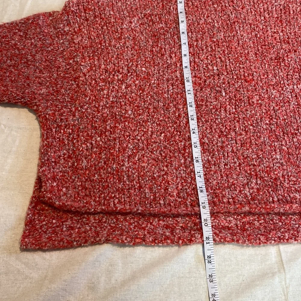 Free People BFF Sweater with Cowl Neck - Scarlet Flame - Picture 9 of 12